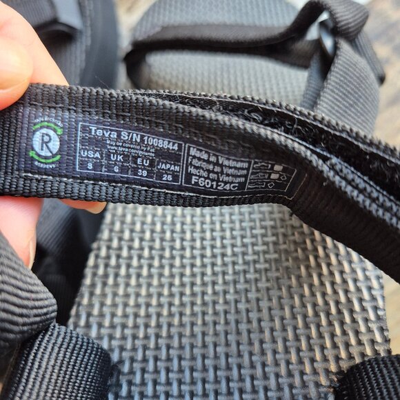 NWoB Teva Flatform 4.5 cm. Universal Sport Sandals Hook&Loop Black - Picture 11 of 11